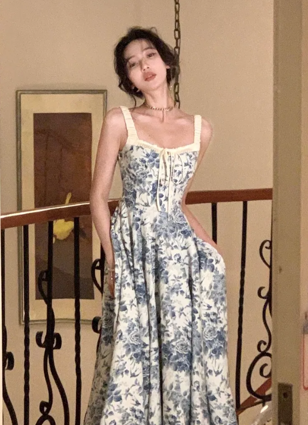 Vintage Evening Party Dresses, Elegant Romantic Prom Dresses, A-Line Graduation Dresses S5396