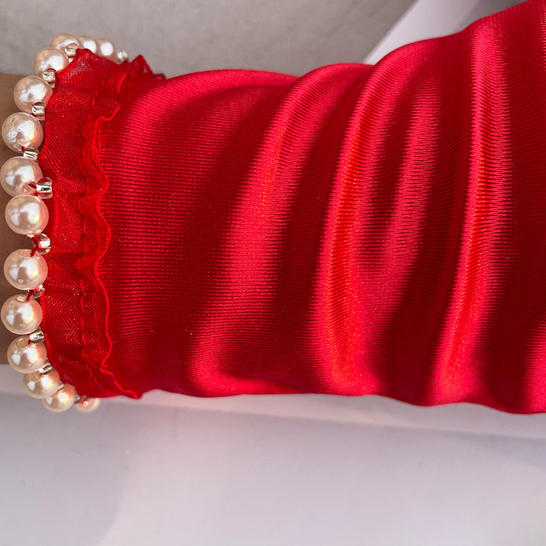 Wedding decoration etiquette reception jewelry exhibition elastic clothing gloves S6274