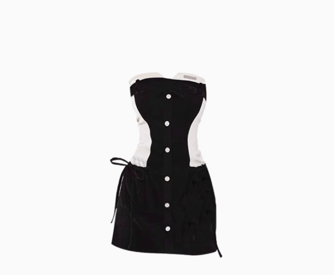 American retro baseball jacket 2025 plus size sweet hot girl style tube top skirt suit R1329