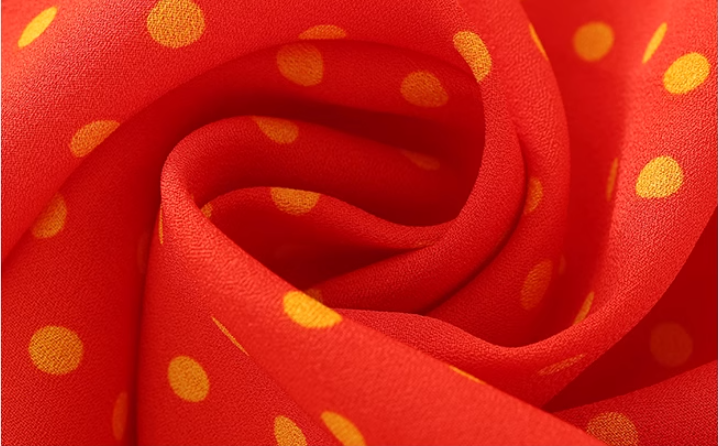 French holiday style long red 2025 new suspender slim polka dot dress R2649