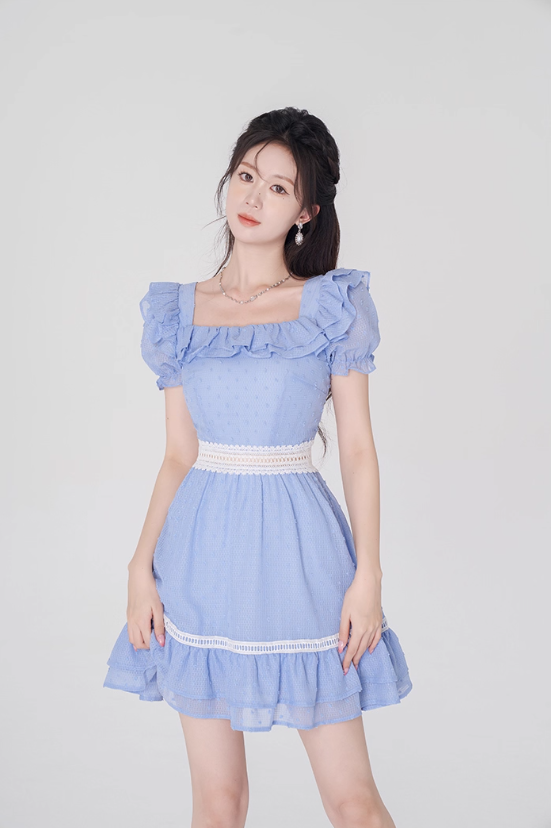 French dress women's summer slim short skirt new style skirt women's niche design R4374