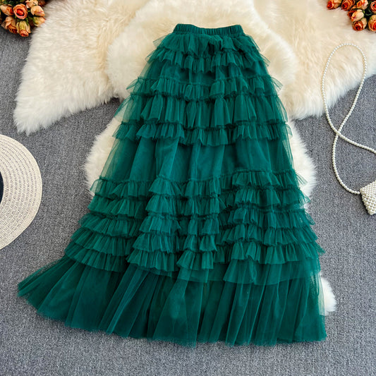 Cute tulle skirt A line fashion skirt     S433