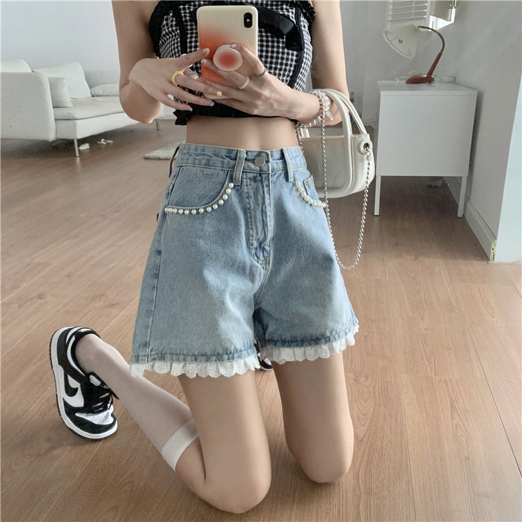 Sweet denim shorts S346
