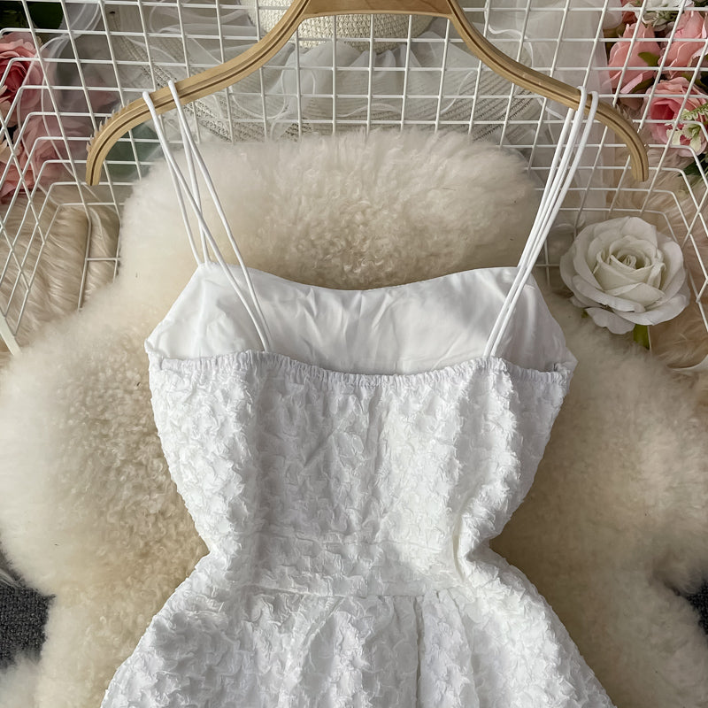 White A line short dress fashion dress S506