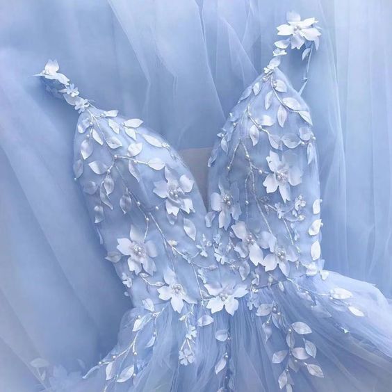 Lace prom dresses, floor length prom dresses, tulle evening dresses, a line formal dresses S1823