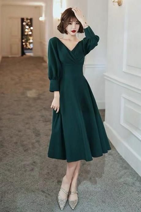 Dark Green Prom Dresses S2184