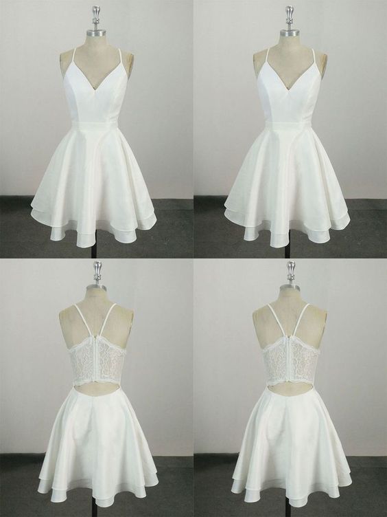 A-Line Short/Mini Homecoming Dresses S1015