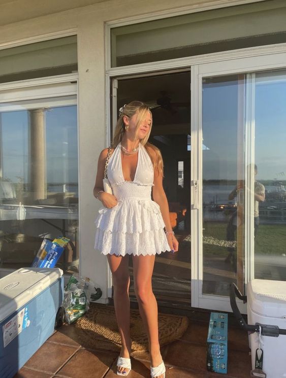 Short Prom Dresses,White Homecoming Dresses S2268