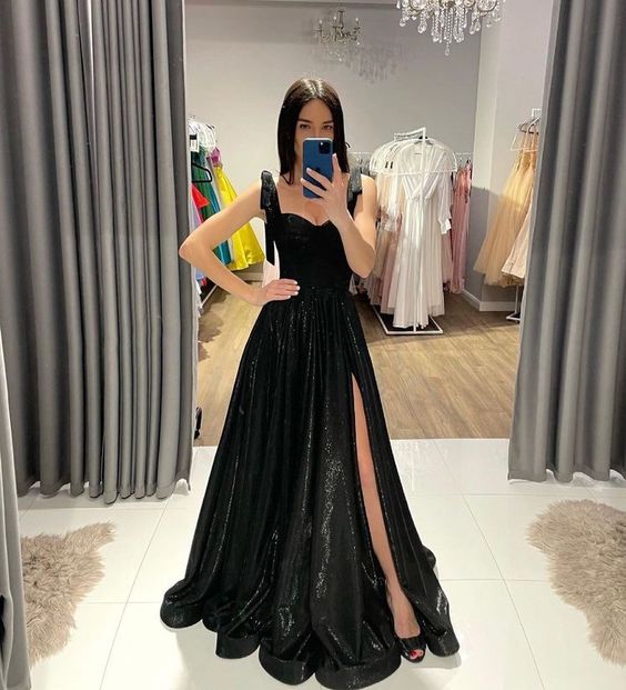 Black Formal Gown Evening Gown Prom Dress S1737