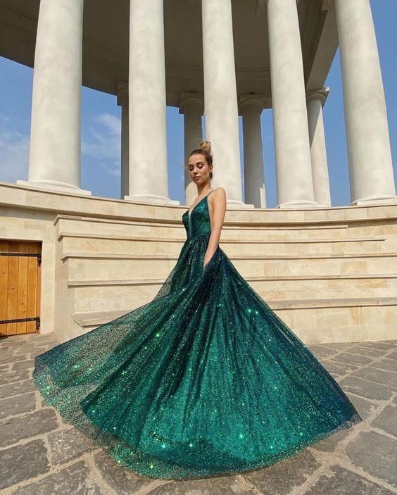 Simple Long Prom Dress, School Dance Dresses, Fashion Winter Formal Dress S1007