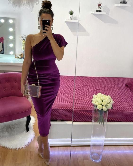 Purple evening dress , women fashion dresses, prom gown S1216