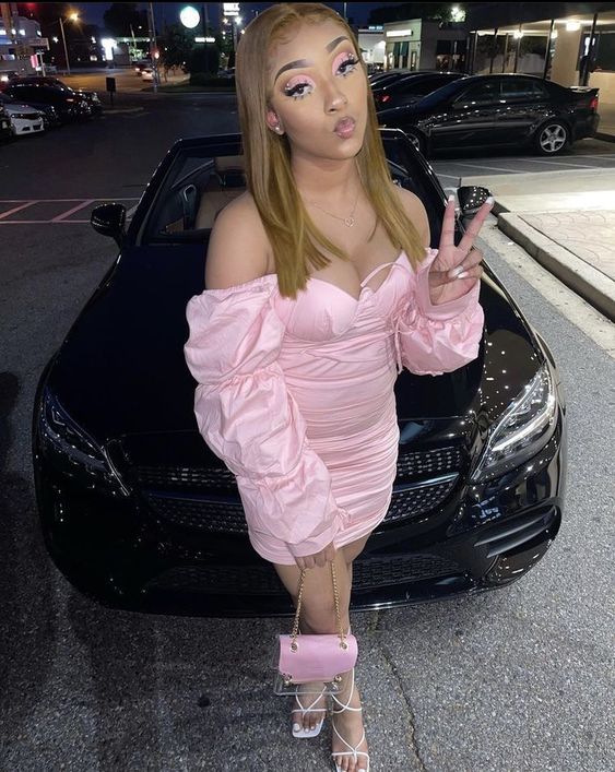 Short Cocktail Dresses Pink Homecoming Dresses S2063