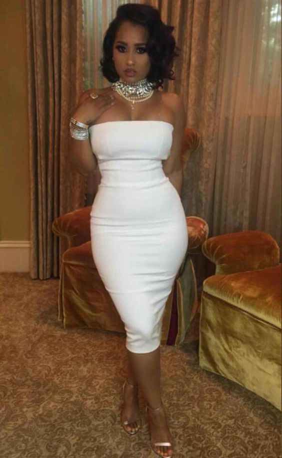 Wedding Guest Dress, white gown Evening Dress S1331