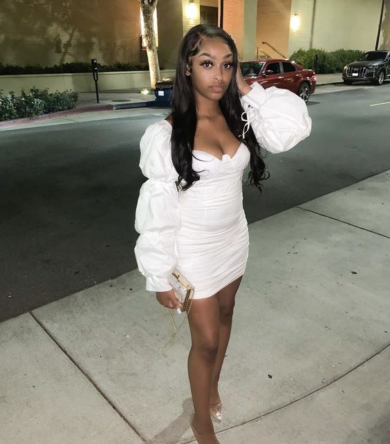 Short Cocktail Dresses White Homecoming Dresses S2064