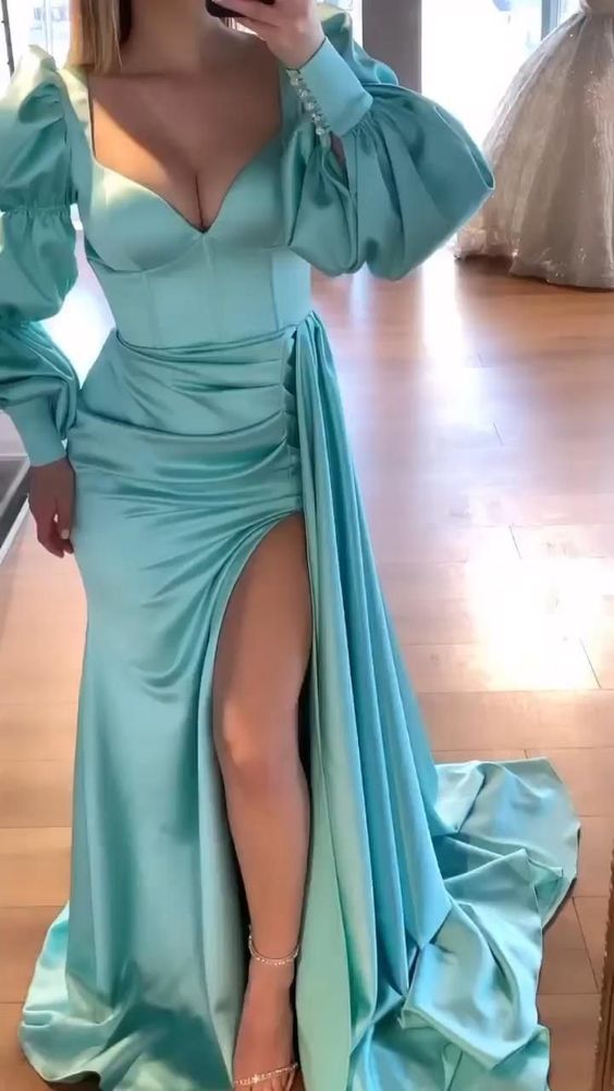 Gorgeous Mermaid Long Formal Dress, Prom Dresses S2142