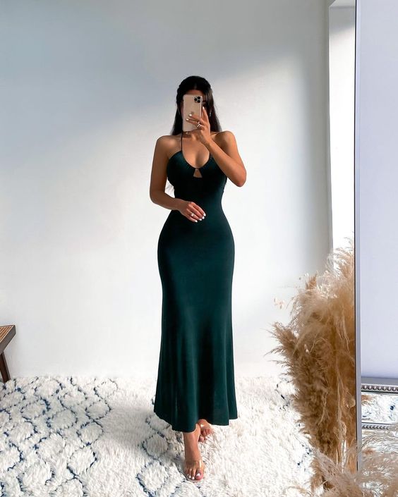 Green Long Dresses, Formal Evening Gown Prom Dress S1701