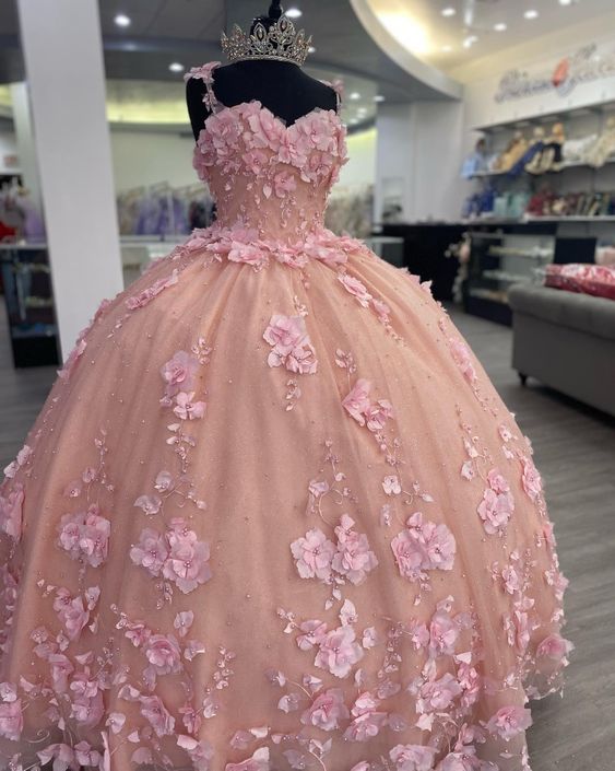ball gown prom dresses, floor length prom dresses, pink evening dresses, a line formal dresses S1827