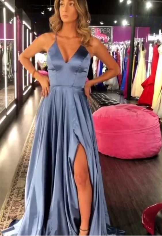 Spaghetti Straps Long Dress Prom Dress 2023 S1557