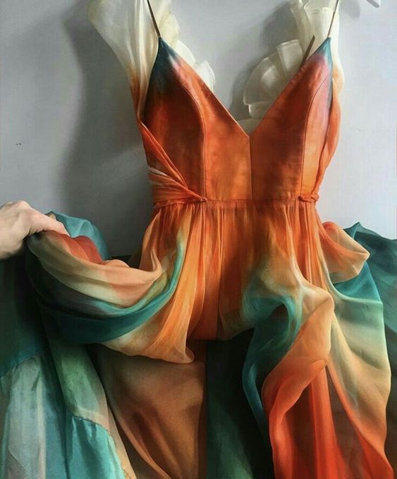 Elegant V Neck Long Prom Dresses Formal Graduation Evening Dresses S2111