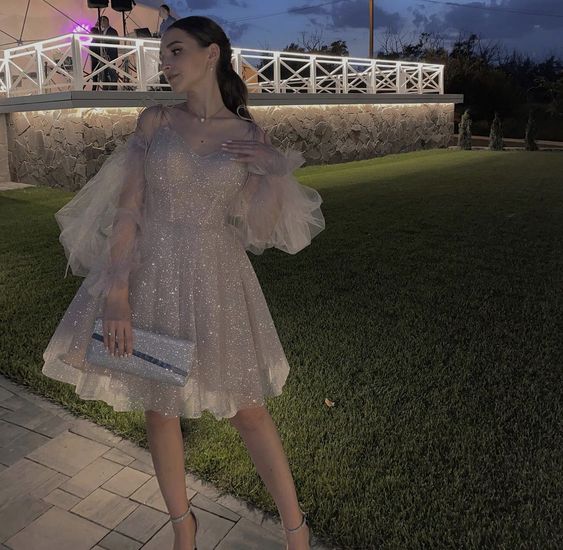 Tulle Prom Dresses, A-Line Tulle Homecoming Dresses S2225