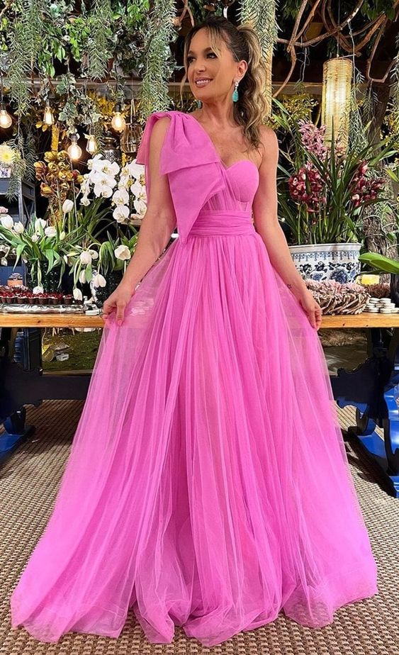 Pink Prom Dresses, 2023 Prom Dresses, Long Prom Dresses S1497