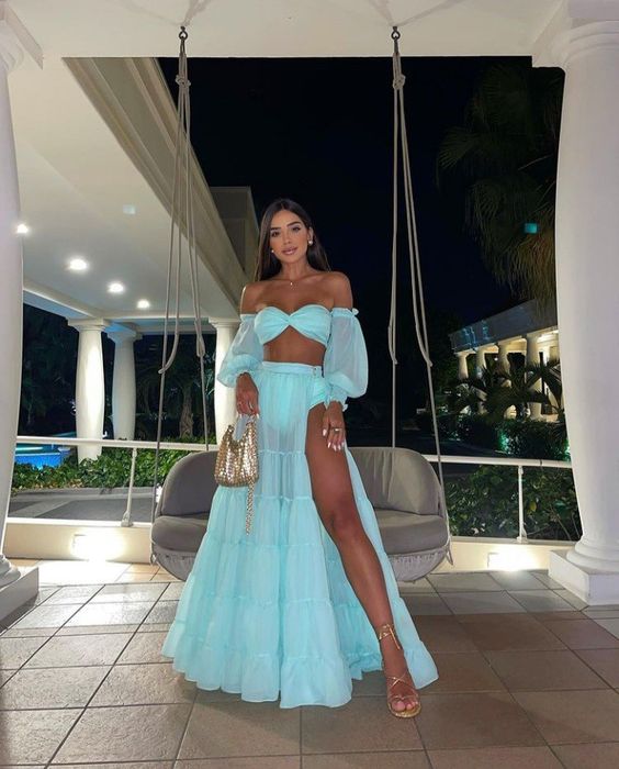 Two Piece Party Prom Dresses Evening Dress S2256