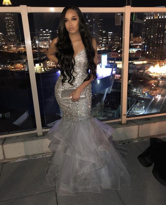 Mermaid Long Prom Evening Dresses S2182