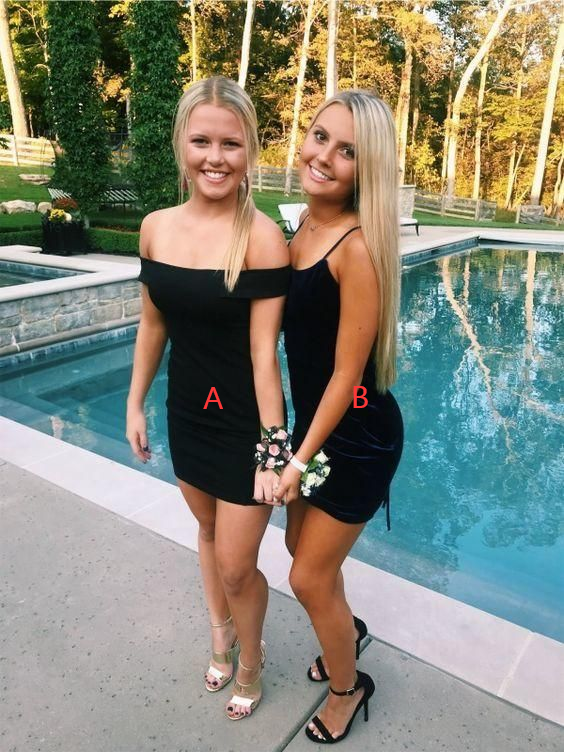 Black Homecoming Dress S1565