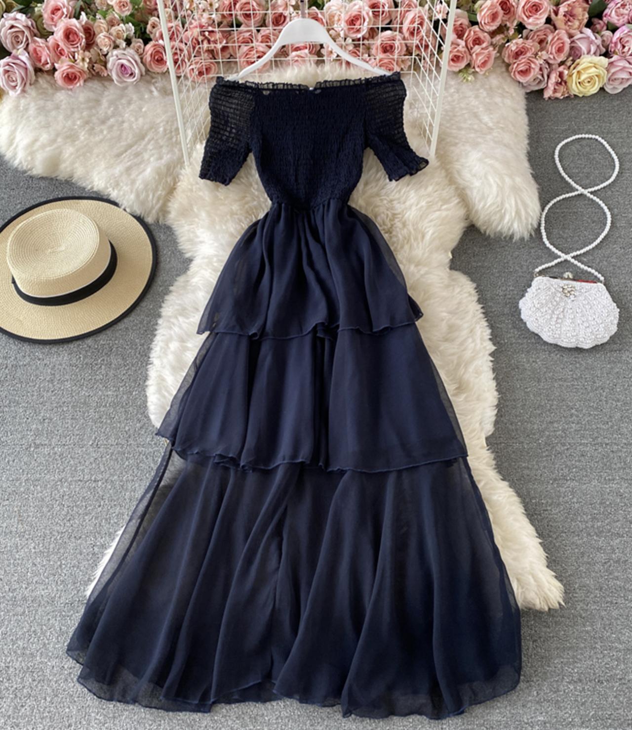 Cute A line dress fashion dress     S121