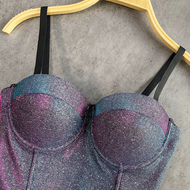 Simple corset tops S279