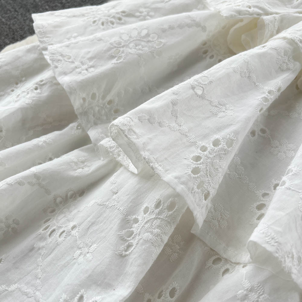 White A line short dress fashion girl dress S357