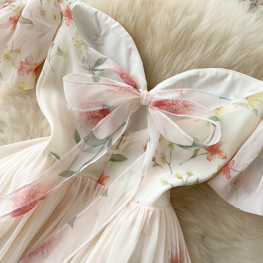 Cute A-line off shoulder dress fashion dress S143