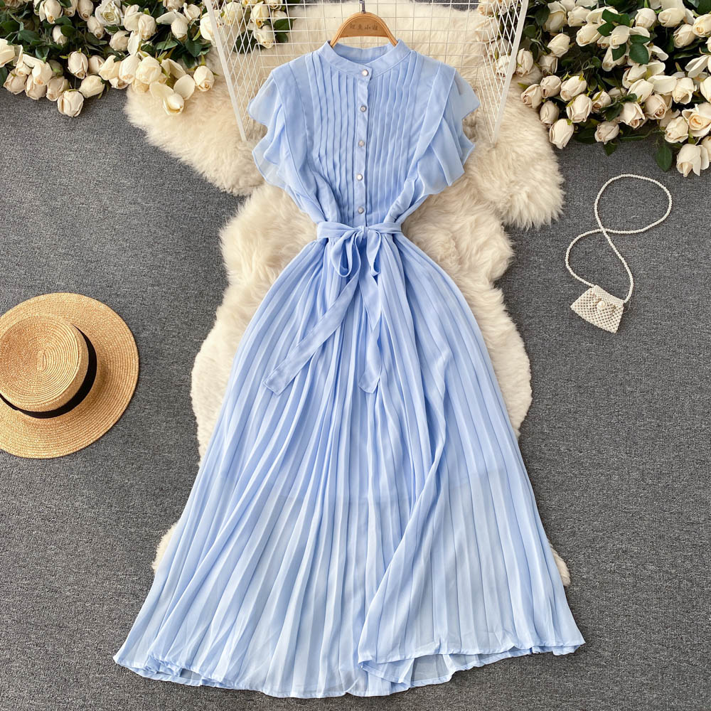 Elegant chiffon A-line dress fashion dress S287