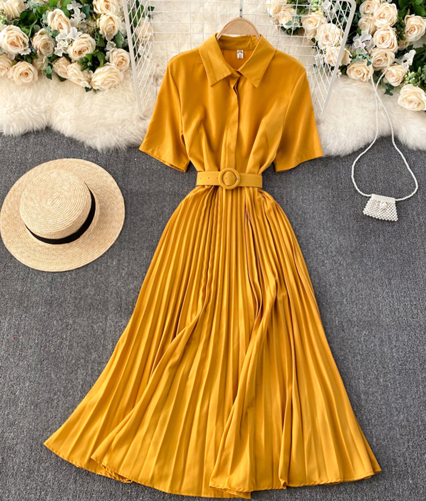 Simple A line dress fashion dress S66