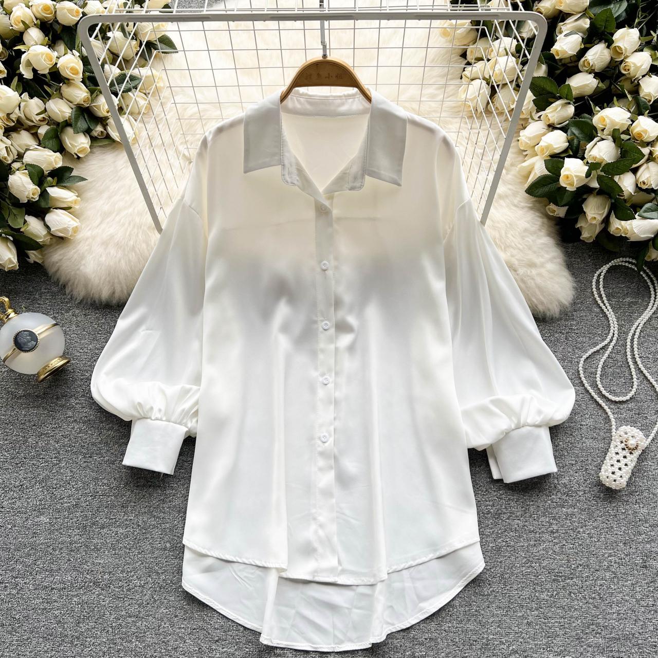 Simple long sleeve shirt S177