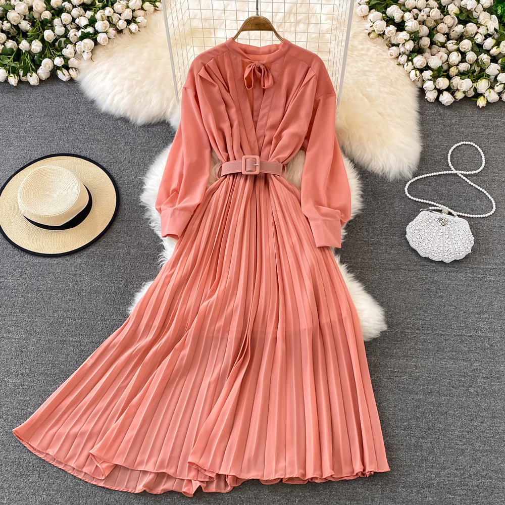 Elegant chiffon A line dress fashion dress S270