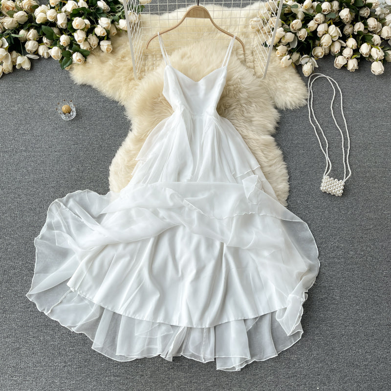 Cute A line tulle short dress fashion dress S25