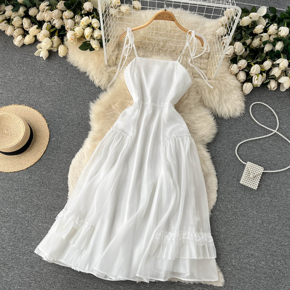 Cute tulle lace short dress fashion dress S328