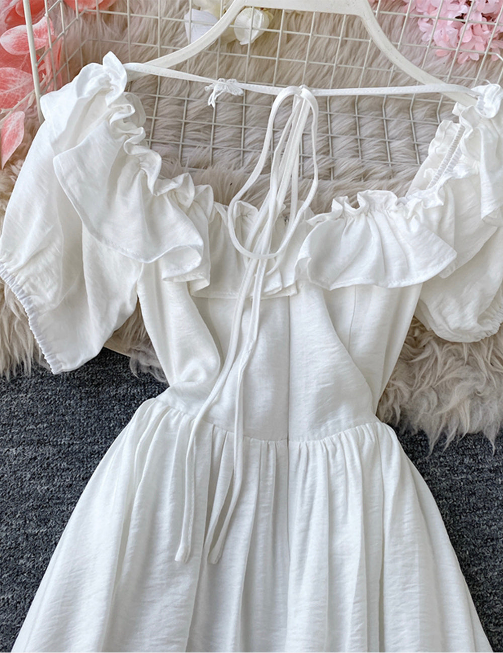 Cute A line summer dress women's dress S74