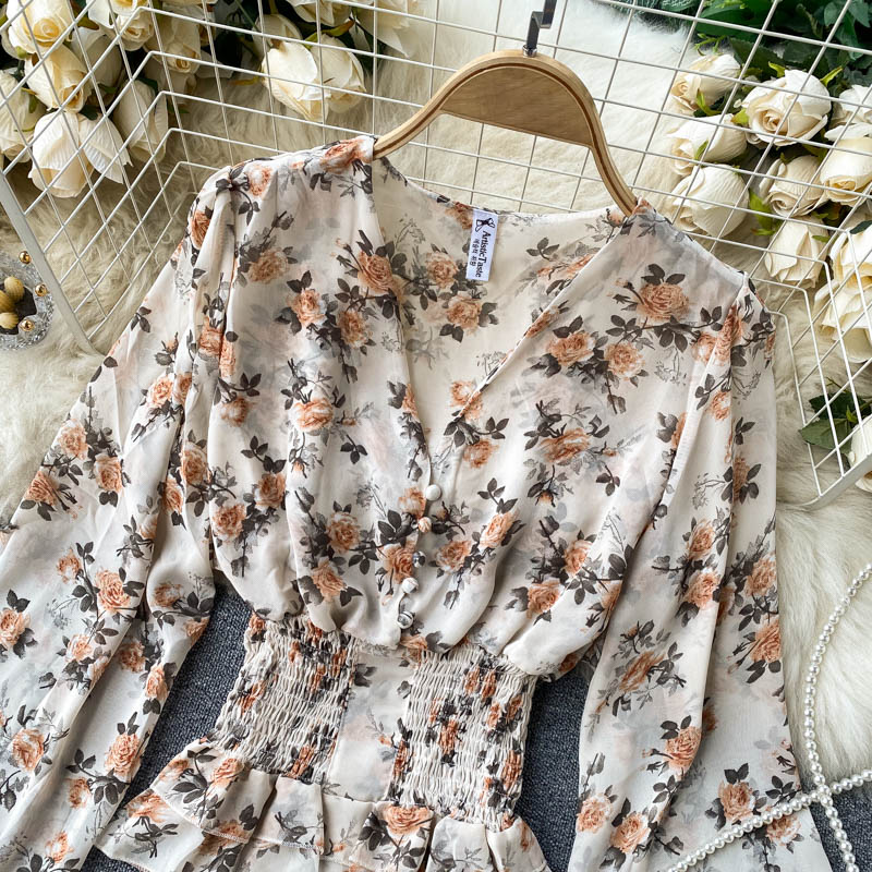 Cute Printed Long Sleeve Top S136