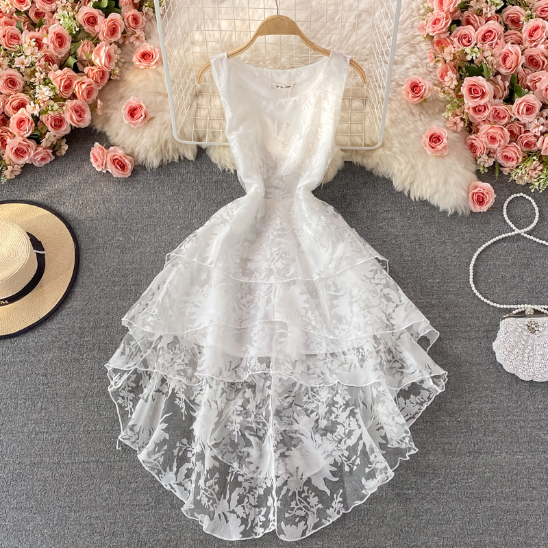 High Waist Ruffle Floral S564