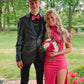 Mermaid Long Hot Pink Prom Dresses With Slit      S3927