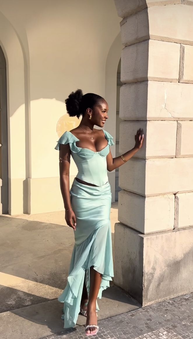 Two Piece Off The Shoulder Long Prom Party Dresses      S6912