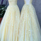 Ivory Long Prom Dress     S1900