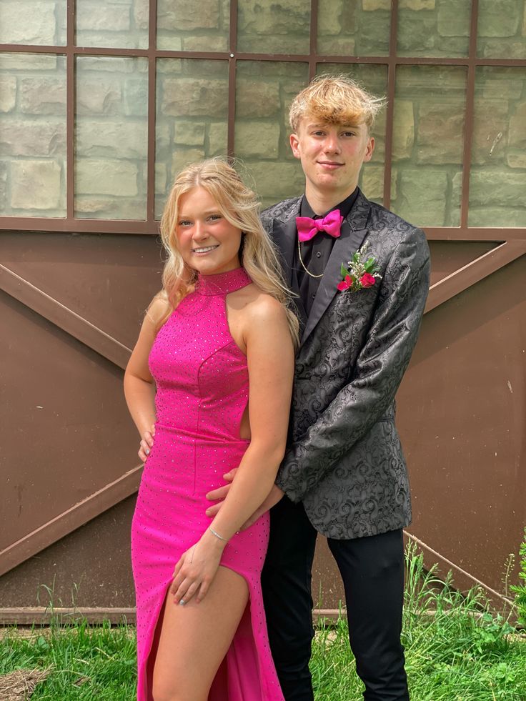 Mermaid Long Hot Pink Prom Dresses With Slit      S3927