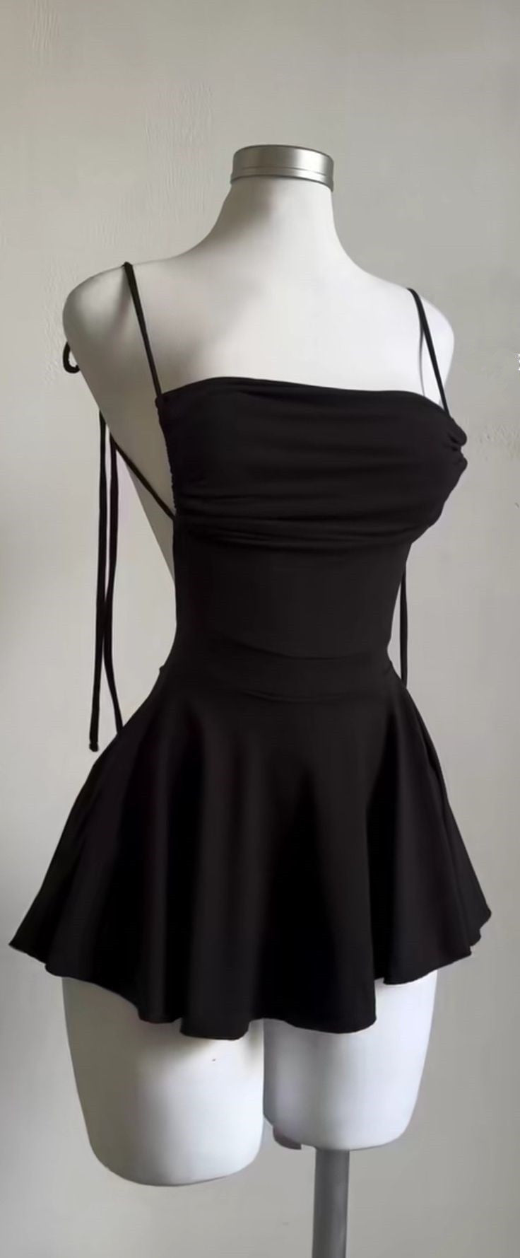 A Line Black Short Party Dress, Birthday Outfits, Homecoming Dress    S6922