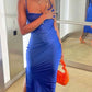 Sheath Blue Prom Dress Homecoming Dresses     S1605
