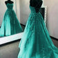 Ivory Long Prom Dress     S1900