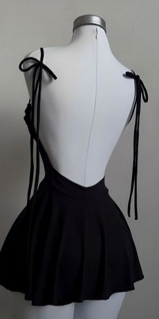 A Line Black Short Party Dress, Birthday Outfits, Homecoming Dress    S6922