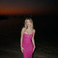 Hot Pink Evening Dresses Long Prom Party Gown     S6900